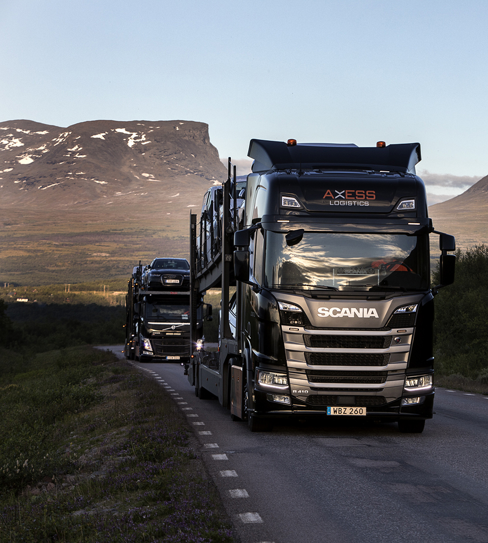 biltransporter sverige norden